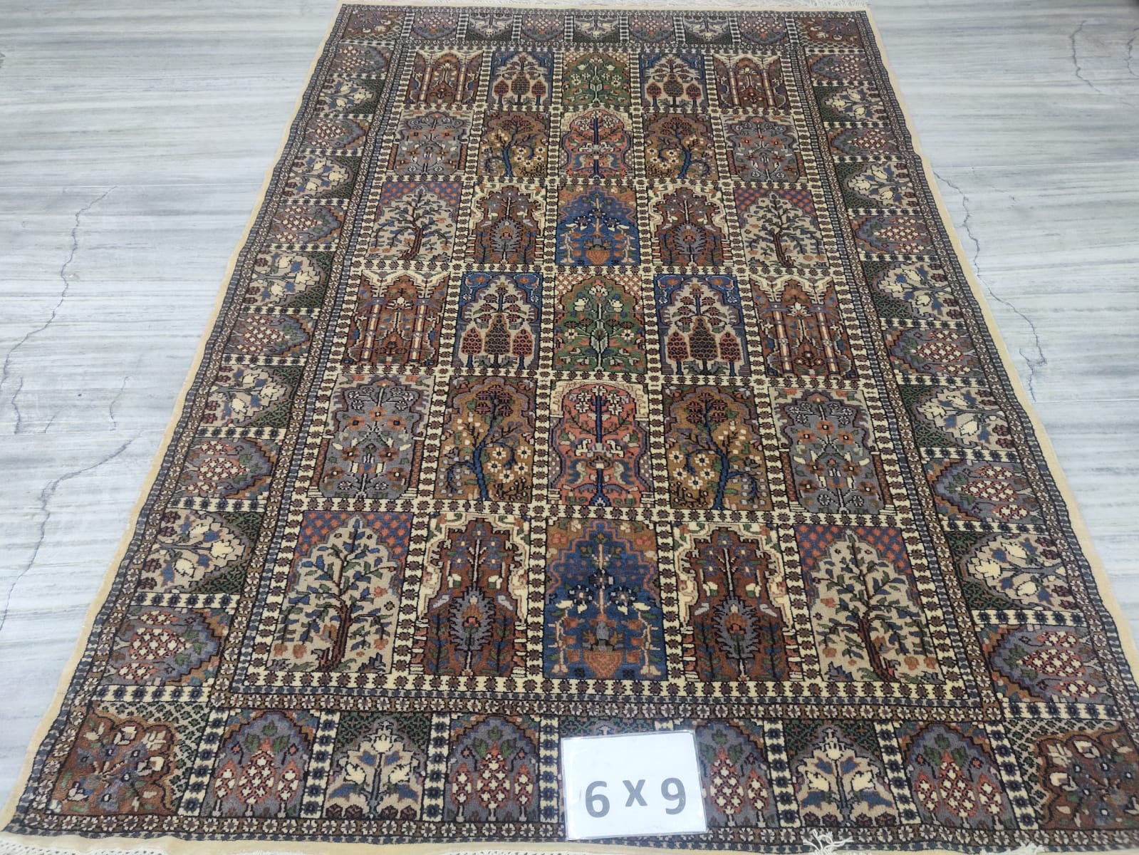 Charcoal Prayer Panel Carpet